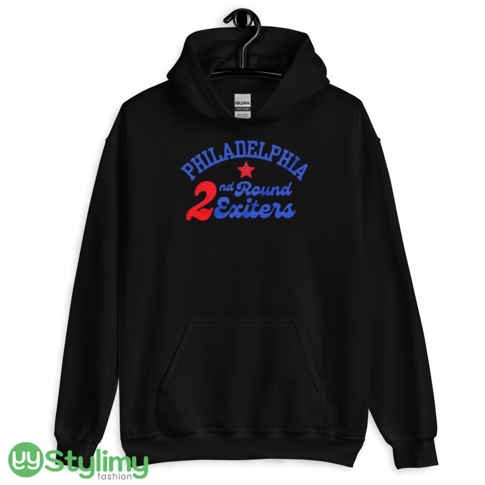 Philadelphia 76ers Philadelphia 2nd round exiters shirt 9 Philadelphia 76ers Philadelphia 2nd round exiters shirt - 18500 Unisex Heavy Blend Hooded Sweatshirt