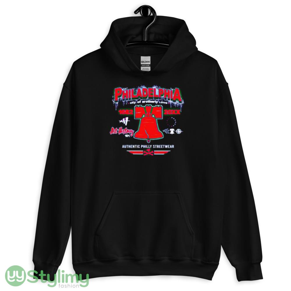 Philadelphia city of brotherly love shirt 2 Philadelphia city of brotherly love shirt - 18500 Unisex Heavy Blend Hooded Sweatshirt