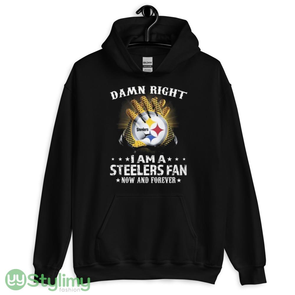 Pittsburgh Steelers Damn Right I Am A Pittsburgh Steelers Fan Now And Forever 2023 Shirt 2 Pittsburgh Steelers Damn Right I Am A Pittsburgh Steelers Fan Now And Forever 2023 Shirt - 18500 Unisex Heavy Blend Hooded Sweatshirt