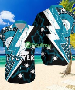 Power Hawaiian Shirt thunda Port Adelaide - Power Hawaiian Shirt thunda Port Adelaide