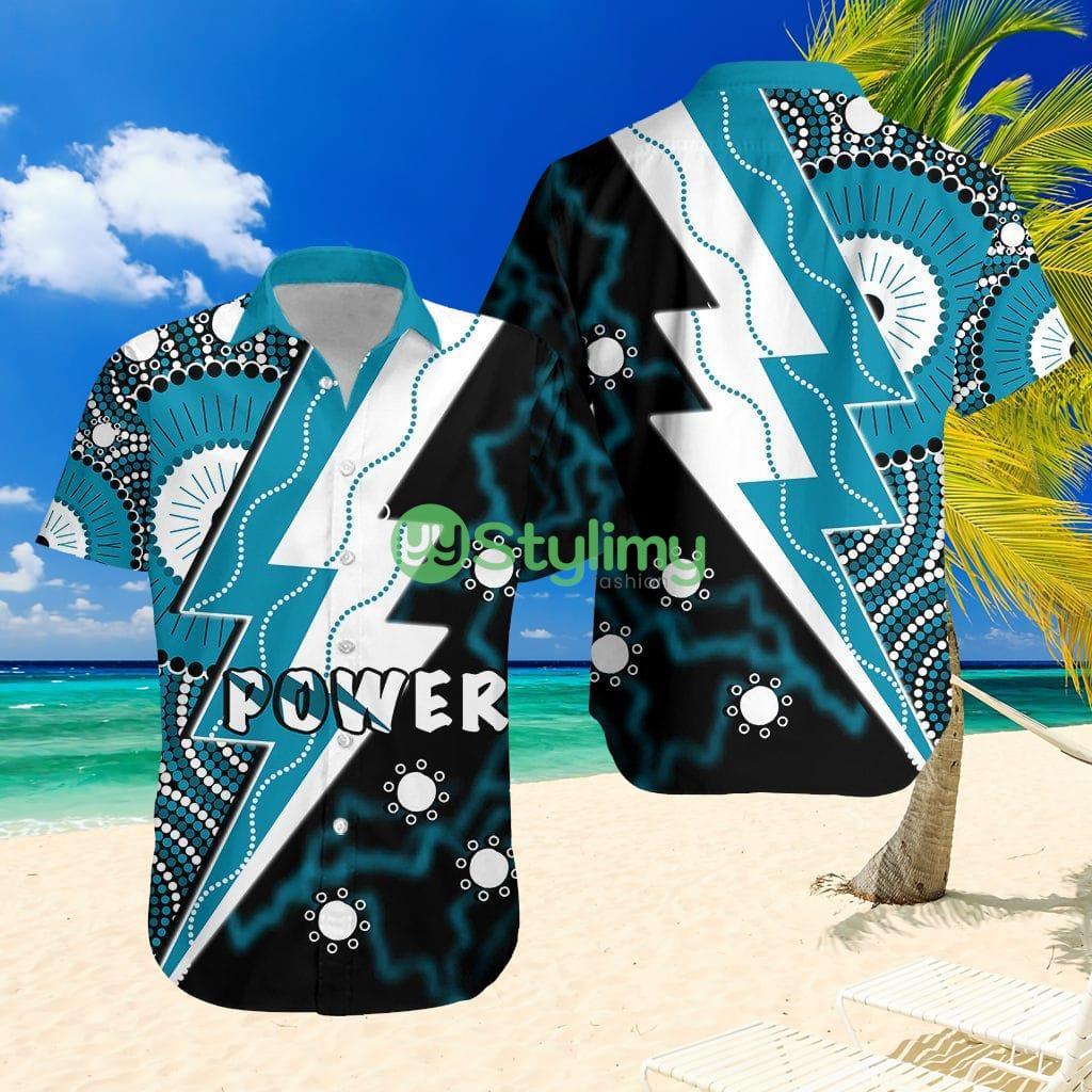 Power Hawaiian Shirt thunda Port Adelaide 2 Power Hawaiian Shirt thunda Port Adelaide - Power Hawaiian Shirt thunda Port Adelaide