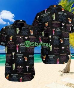 Premium Tropical Cocktail Dark Ver Ez09 0408 Hawaiian Shirt - Premium Tropical Cocktail Dark Ver Ez09 0408 Hawaiian Shirt