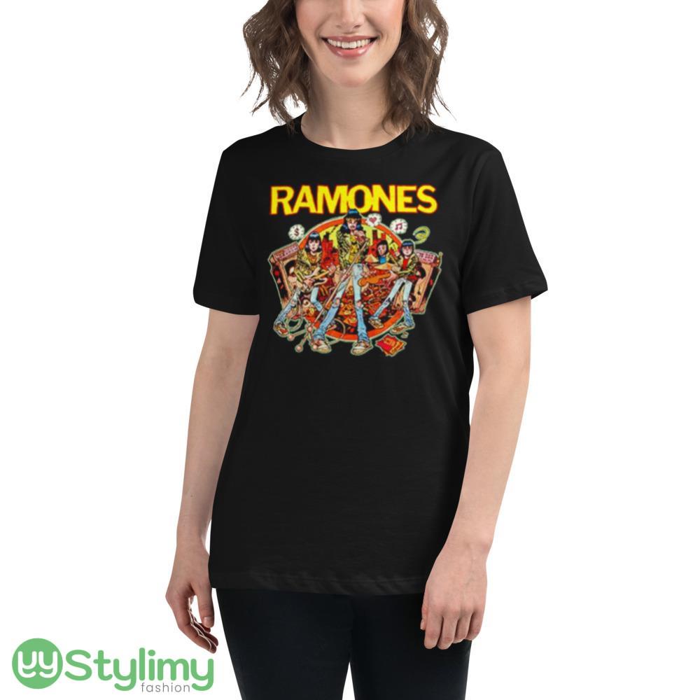 Ramones rockaway beach cartoon shirt 9 ramones rockaway beach cartoon shirt 2 1