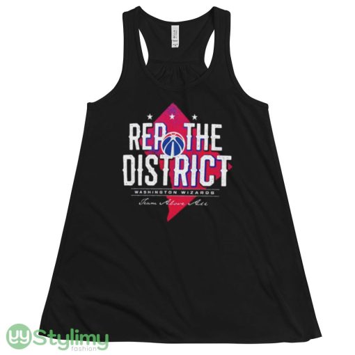 Rep the district Washington Wizards shirt - 8800 Women's Flowy Racerback Tank