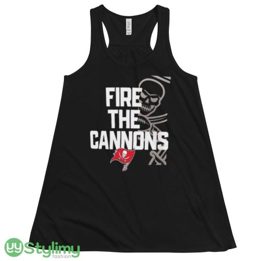 Tampa Bay Buccaneers fire the cannons sport shirt - 8800 Women's Flowy Racerback Tank