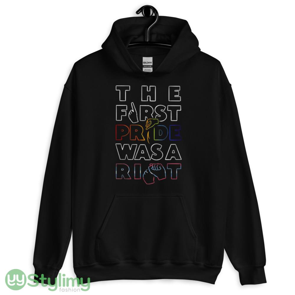 The first pride was a right T shirt 9 The first pride was a right T shirt - 18500 Unisex Heavy Blend Hooded Sweatshirt