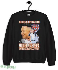 The Last Dance Miguel Cabrera 2023 Farewell Tour Signature Shirt - 18000 Unisex Heavy Blend Crewneck Sweatshirt