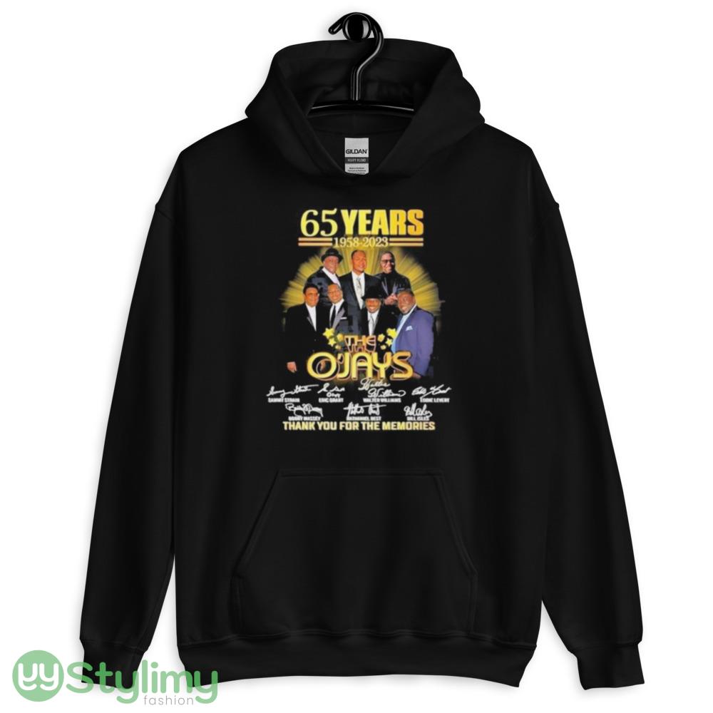The O’jays 65 years 1958 2023 signatures thank you for the memories shirt 2 The O’jays 65 years 1958 2023 signatures thank you for the memories shirt - 18500 Unisex Heavy Blend Hooded Sweatshirt