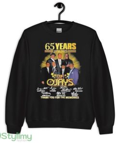 The O’jays 65 years 1958 2023 signatures thank you for the memories shirt - 18000 Unisex Heavy Blend Crewneck Sweatshirt