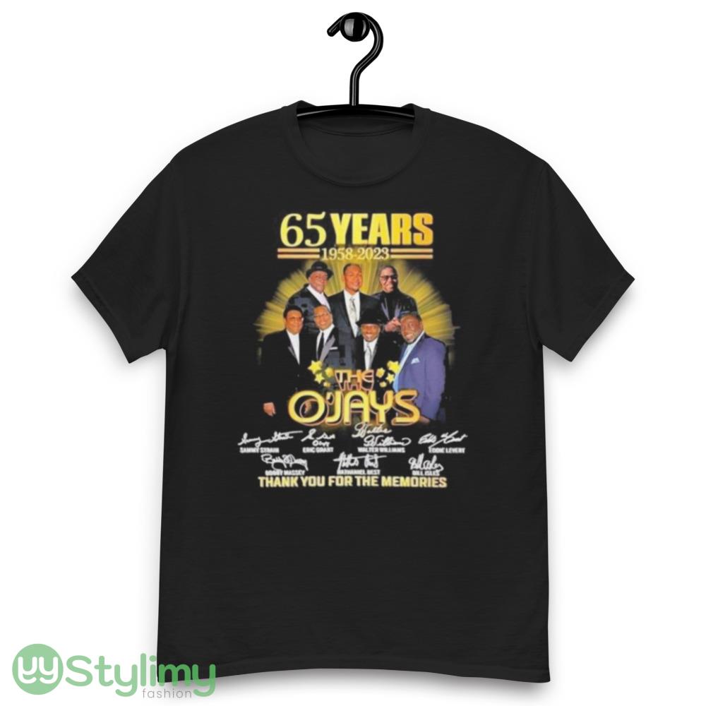 The O’jays 65 years 1958 2023 signatures thank you for the memories shirt 6 The O’jays 65 years 1958 2023 signatures thank you for the memories shirt - Men’s Classic Tee Gildan 5000