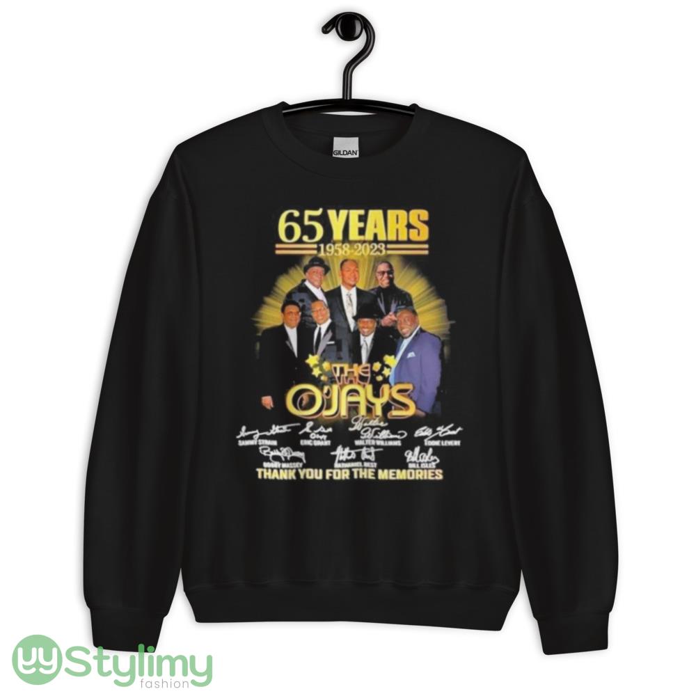 The O’jays 65 years 1958 2023 signatures thank you for the memories shirt 8 The O’jays 65 years 1958 2023 signatures thank you for the memories shirt - 18000 Unisex Heavy Blend Crewneck Sweatshirt
