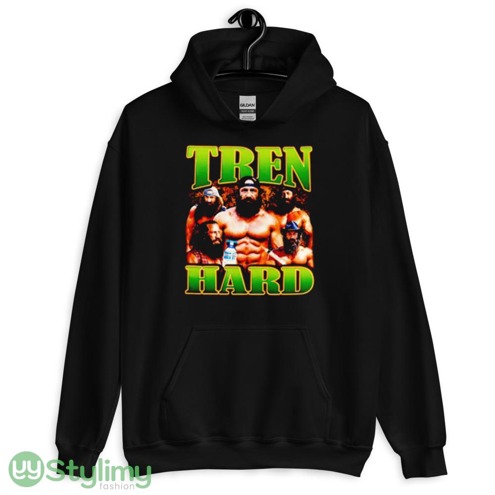 Tren Hard picture collage shirt 2 Tren Hard picture collage shirt - 18500 Unisex Heavy Blend Hooded Sweatshirt