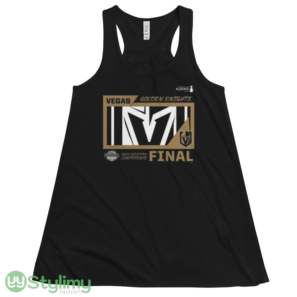 Vegas Golden Knights 2023 Stanley Cup Playoffs Western Conference Final Shirt 4 Vegas Golden Knights 2023 Stanley Cup Playoffs Western Conference Final Shirt - 8800 Women's Flowy Racerback Tank