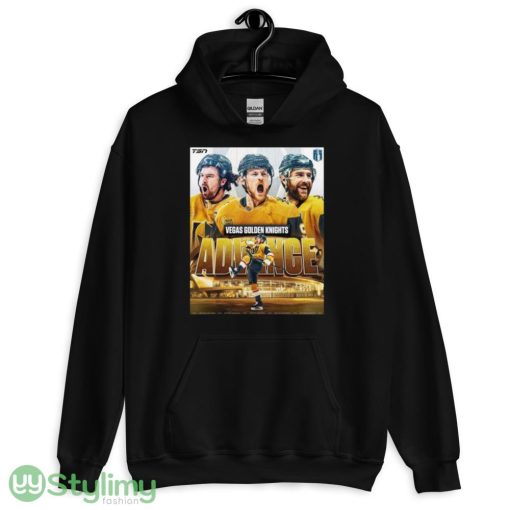 Vegas Golden Knights Advance Playoffs 2023 Shirt - 18500 Unisex Heavy Blend Hooded Sweatshirt