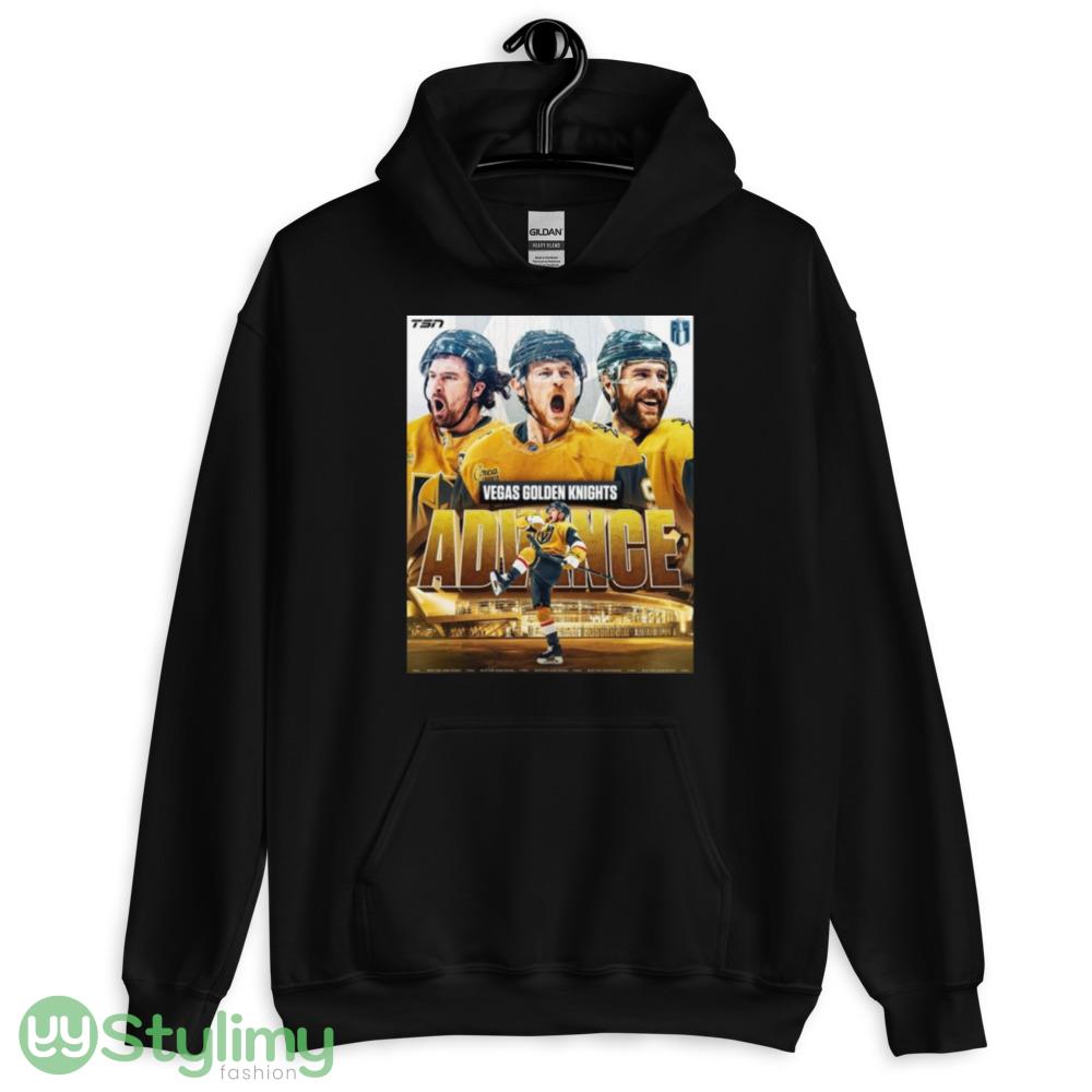 Vegas Golden Knights Advance Playoffs 2023 Shirt 2 Vegas Golden Knights Advance Playoffs 2023 Shirt - 18500 Unisex Heavy Blend Hooded Sweatshirt