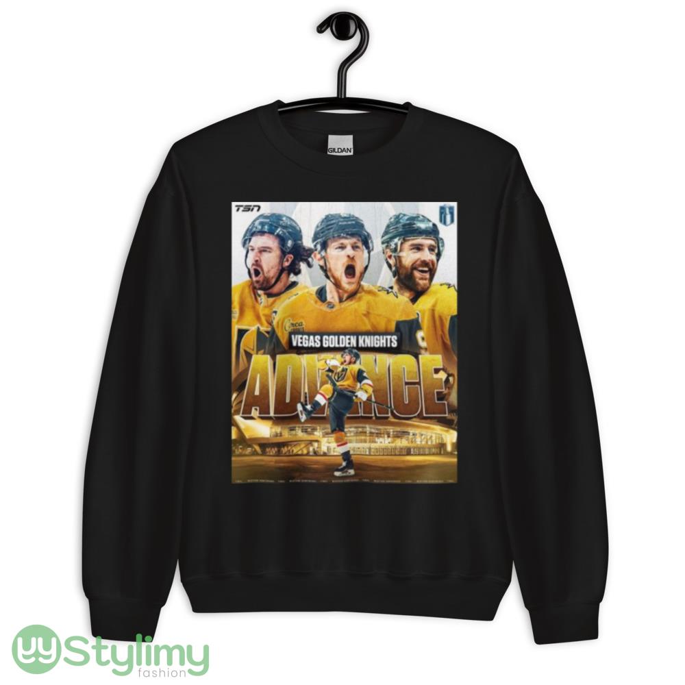 Vegas Golden Knights Advance Playoffs 2023 Shirt 8 Vegas Golden Knights Advance Playoffs 2023 Shirt - 18000 Unisex Heavy Blend Crewneck Sweatshirt