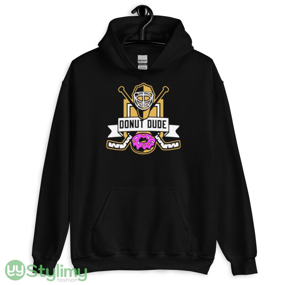 Vegas Golden Knights Dunkin’ Donut’ Donut Dude shirt 2 Vegas Golden Knights Dunkin’ Donut’ Donut Dude shirt - 18500 Unisex Heavy Blend Hooded Sweatshirt