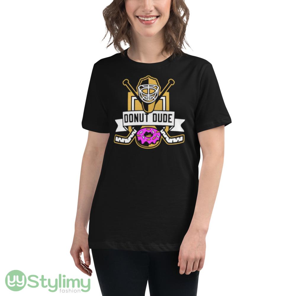Vegas Golden Knights Dunkin’ Donut’ Donut Dude shirt 3 Vegas Golden Knights Dunkin’ Donut’ Donut Dude shirt - 6400 Women's Relaxed Short Sleeve Jersey Tee