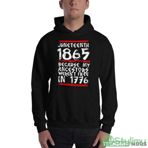 1865 White Quote Juneteenth shirt
