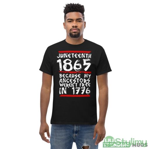 1865 White Quote Juneteenth shirt