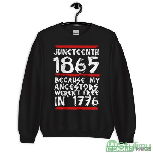 1865 White Quote Juneteenth shirt
