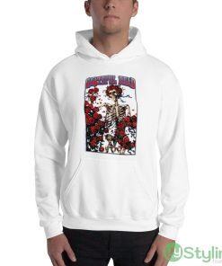 2023 Official Grateful Dead Skeleton Rose Shirt - 18500 Unisex Heavy Blend Hooded Sweatshirt