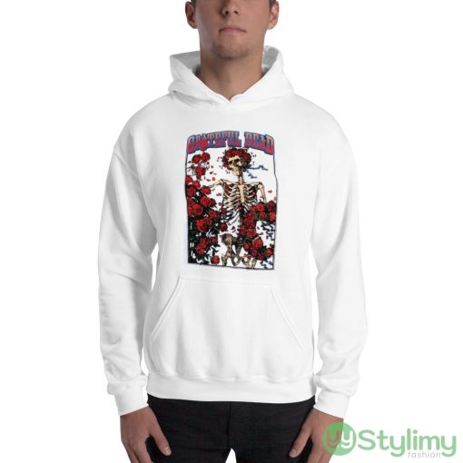 2023 Official Grateful Dead Skeleton Rose Shirt