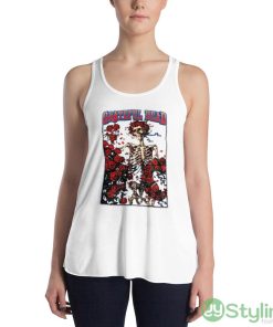 2023 Official Grateful Dead Skeleton Rose Shirt - 8800 Women's Flowy Racerback Tank