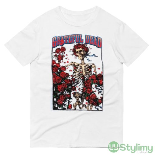 2023 Official Grateful Dead Skeleton Rose Shirt