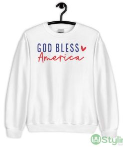 4th Of July God Bless America Shirt - 18000 Unisex Heavy Blend Crewneck Sweatshirt