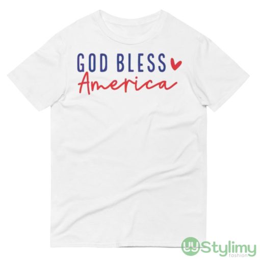 4th Of July God Bless America Shirt - 980 Lightweight Fashion Short Sleeve T-Shirt