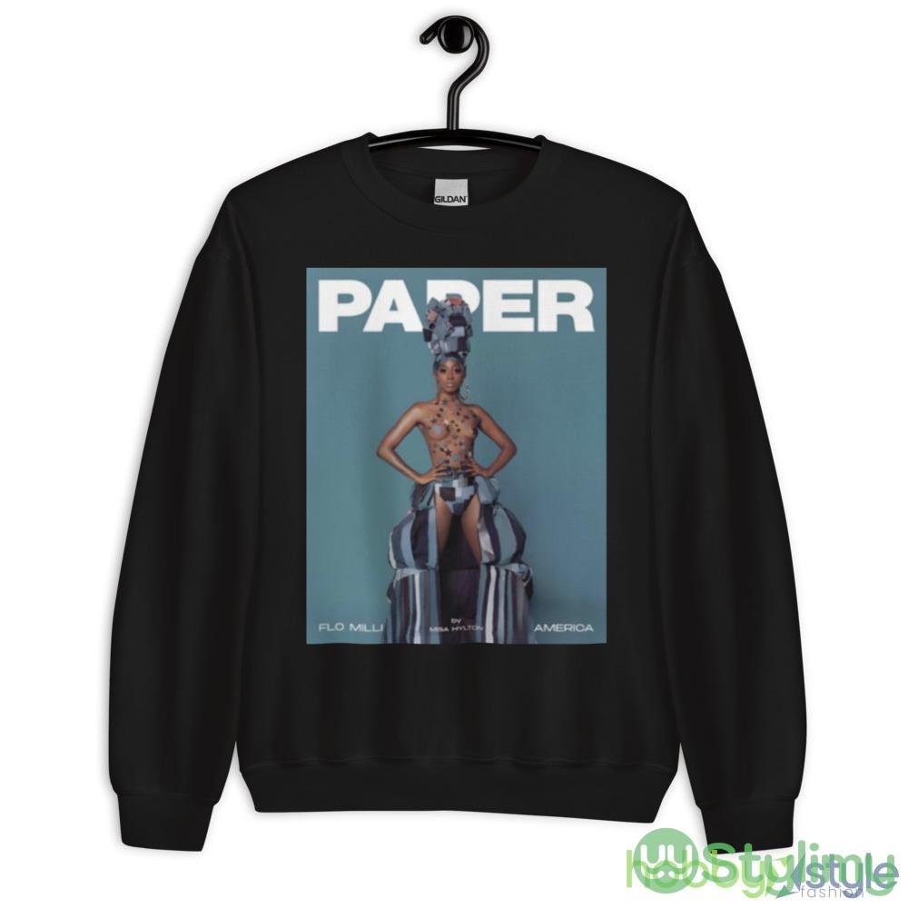 Album Paper Flo Milli Graphics Shirt 6 Album Paper Flo Milli Graphics Shirt - 18000 Unisex Heavy Blend Crewneck Sweatshirt