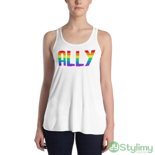 Ally Pride Shirt For Men And Women - 8800 Women's Flowy Racerback Tank