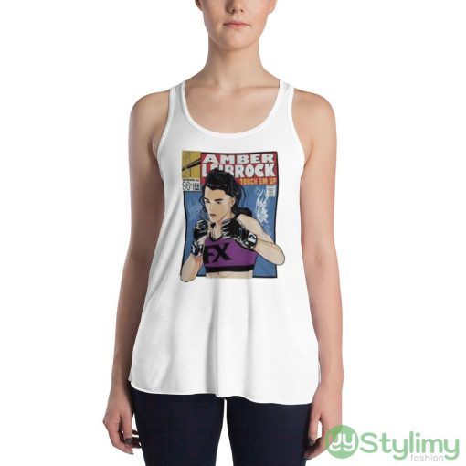 Amber Leibrock Fighter 2023 Design Shirt - 8800 Women's Flowy Racerback Tank