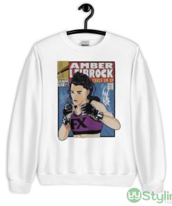 Amber Leibrock Fighter 2023 Design Shirt - 18000 Unisex Heavy Blend Crewneck Sweatshirt