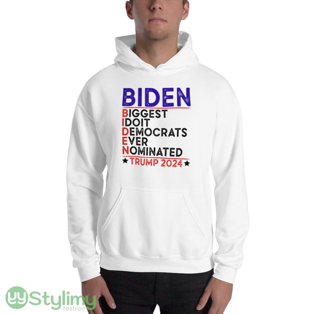 Anti Biden Biggest Idiot Democrats Ever Nominated Trump 2024 T Shirt 7 8 Anti Biden Biggest Idiot Democrats Ever Nominated Trump 2024 T Shirt 7 - 18500 Unisex Heavy Blend Hooded Sweatshirt