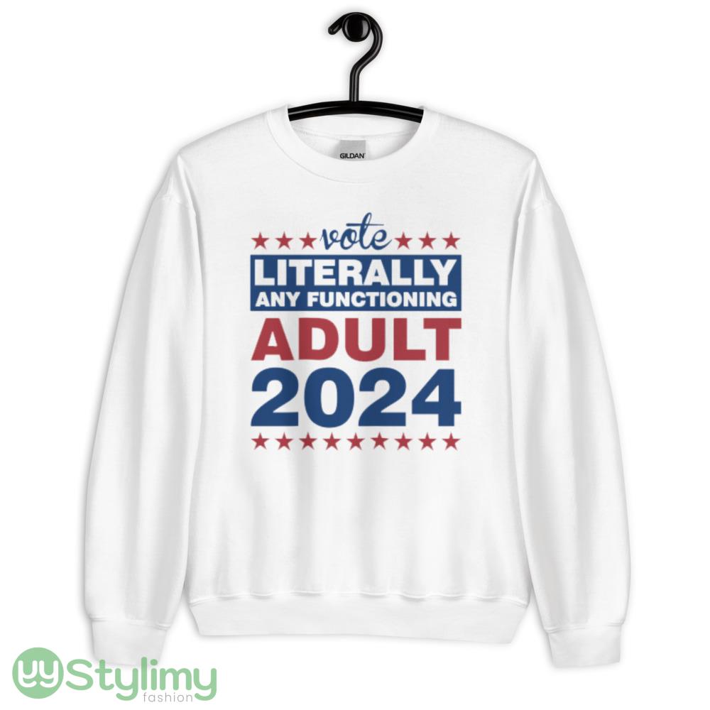Any Functioning Adult Funny White T Shirt 7 Any Functioning Adult Funny White T Shirt - 18000 Unisex Heavy Blend Crewneck Sweatshirt
