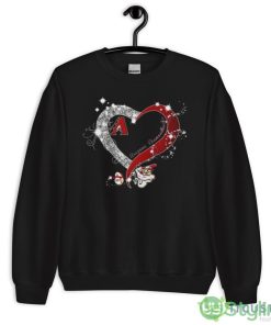 Arizona Diamondbacks Baseball Glitter Heart 2023 shirt - 18000 Unisex Heavy Blend Crewneck Sweatshirt