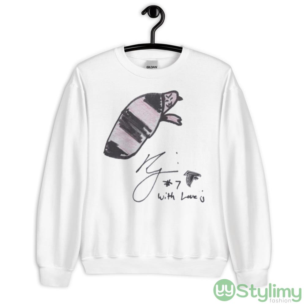 Atlanta Falcons by Bijan Robinson Design Shirt 7 Atlanta Falcons by Bijan Robinson Design Shirt - 18000 Unisex Heavy Blend Crewneck Sweatshirt
