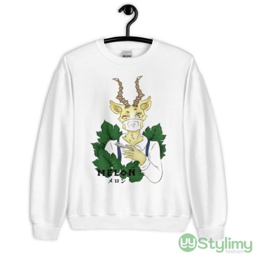 Beastars Melon Anime Graphic White Shirt - 18000 Unisex Heavy Blend Crewneck Sweatshirt