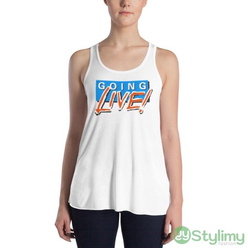 Beebthings Going Live Phillip Schofield shirt - 8800 Women's Flowy Racerback Tank