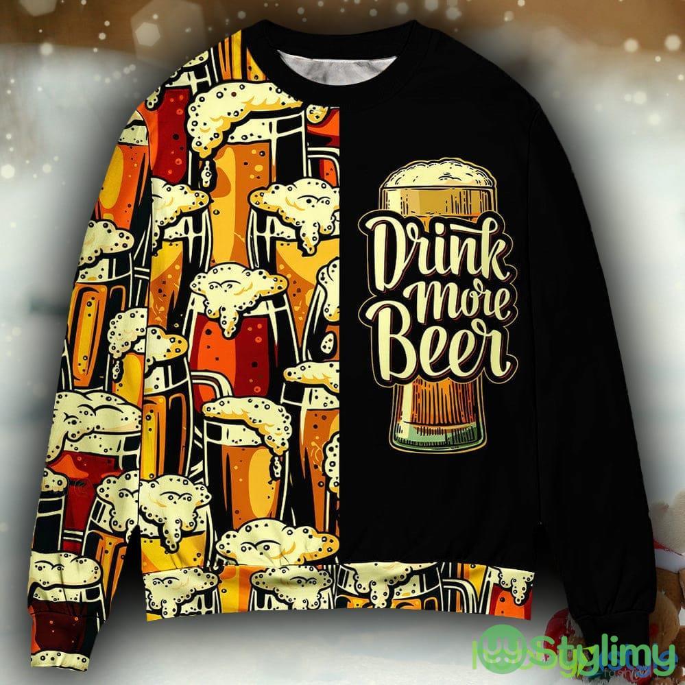 Beer Favorite Drink More Beer Ugly Christmas Sweaters For Men And Women 4 Beer Favorite Drink More Beer Ugly Christmas Sweaters For Men And Women - Beer Favorite Drink More Beer Sweater Ugly Christmas Sweaters_1