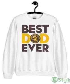 Best Dad Ever MLB San Diego Padres Logo 2023 shirt - 18000 Unisex Heavy Blend Crewneck Sweatshirt