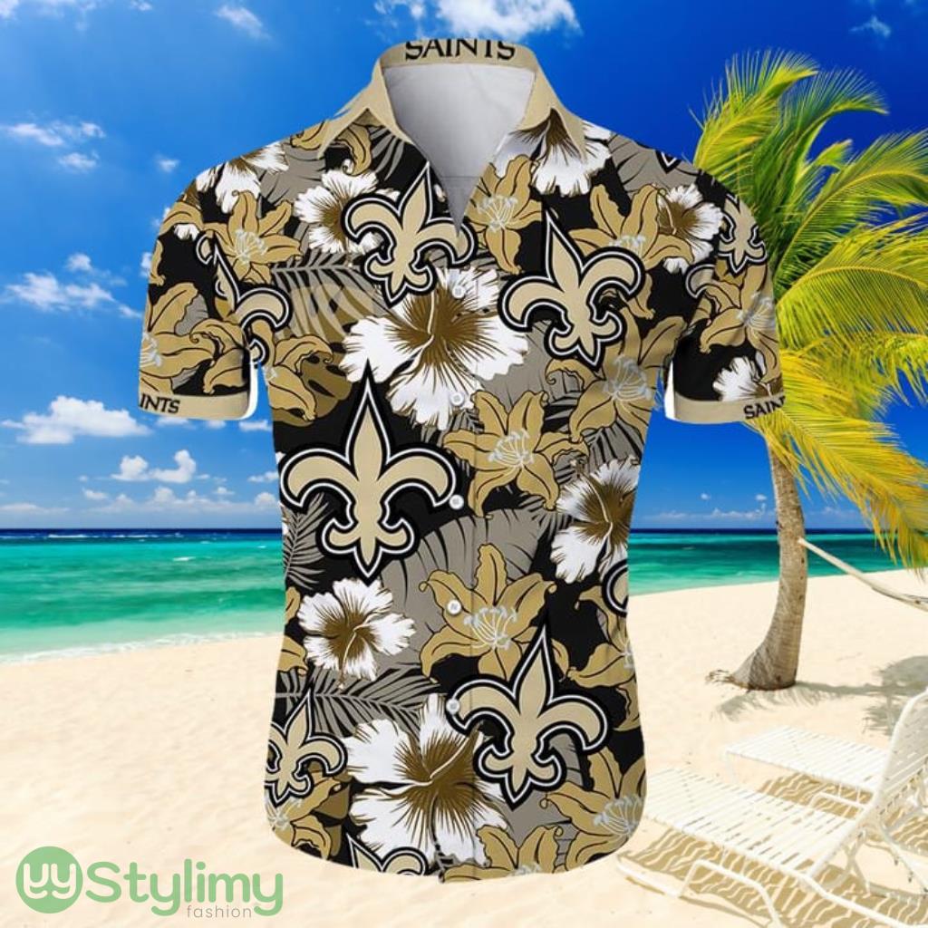 Best New Orleans Saints Hawaiian Shirt For Sale 1 Best New Orleans Saints Hawaiian Shirt For Sale Product Photo 1