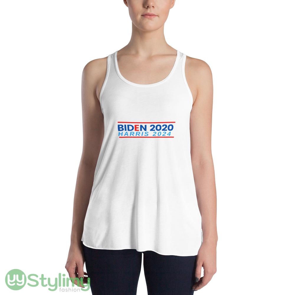 BIDEN 2020 HARRIS 2024 Presidential Election 2020 T Shirt 3 BIDEN 2020 HARRIS 2024 Presidential Election 2020 T Shirt - 8800 Women's Flowy Racerback Tank