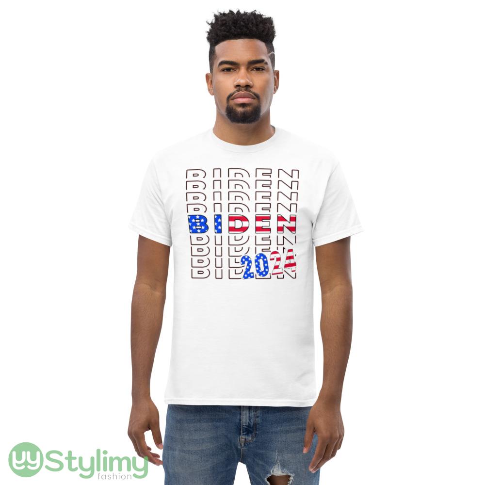 Biden 2024 Elections Biden Lovers v2 Funny White T Shirt 5 Biden 2024 Elections Biden Lovers v2 Funny White T Shirt - Men’s Classic Tee Gildan 5000