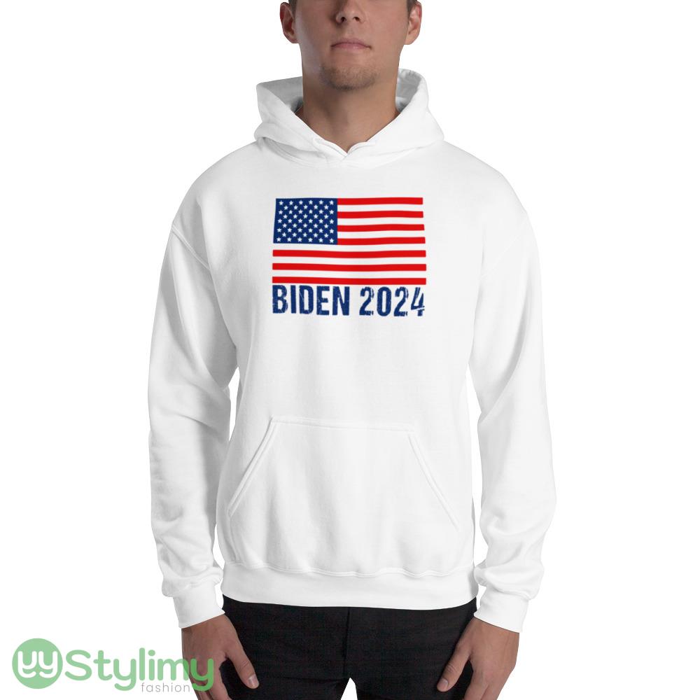 Biden 2024 Funny White T Shirt 3 Gift For Men And Women 2 Biden 2024 Funny White T Shirt 3 Gift For Men And Women - 18500 Unisex Heavy Blend Hooded Sweatshirt