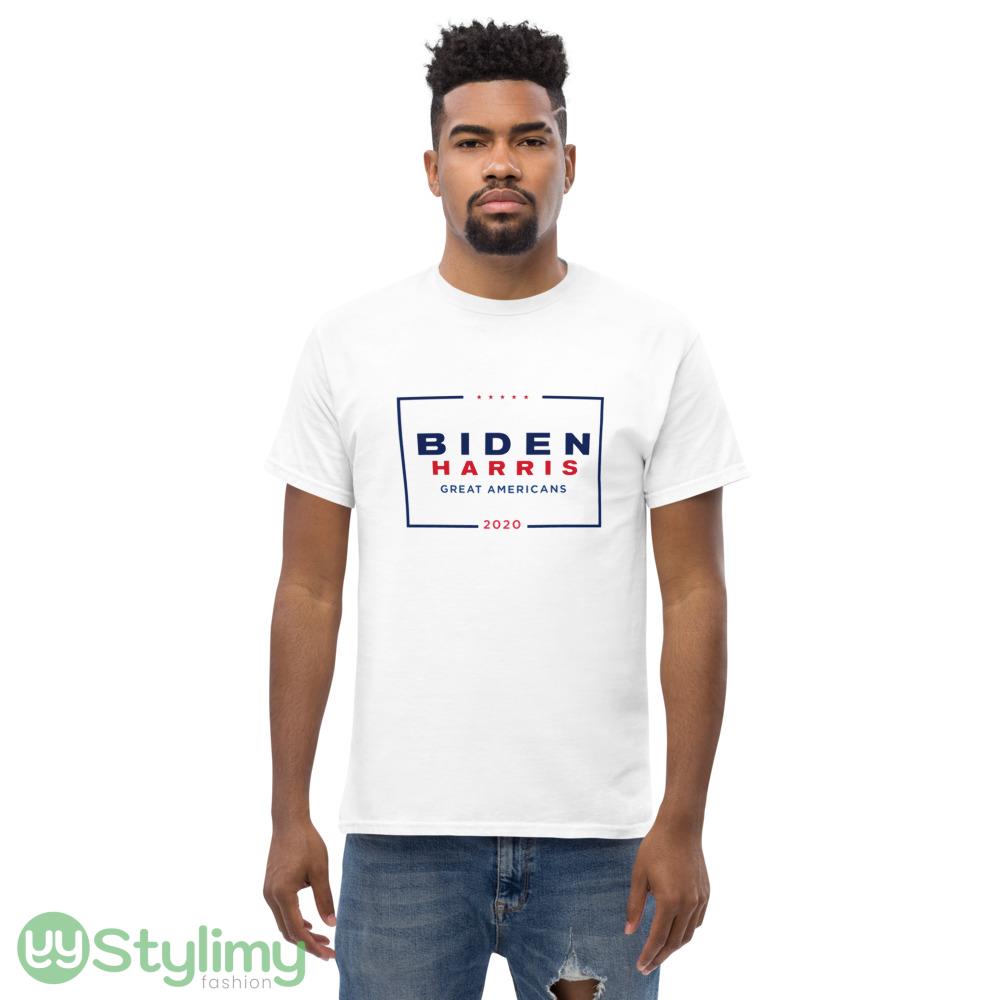 Biden Harris 2020 Great Americans Funny White T Shirt 5 Biden Harris 2020 Great Americans Funny White T Shirt - Men’s Classic Tee Gildan 5000