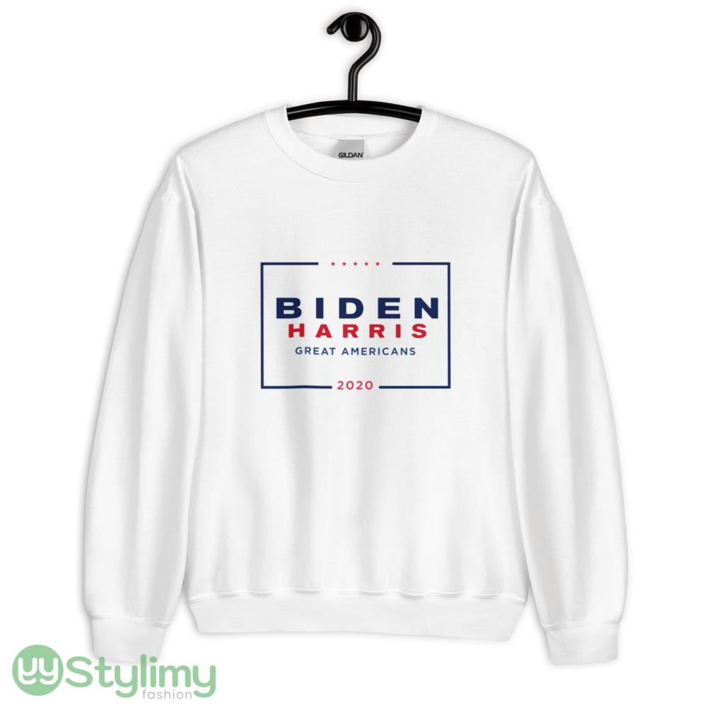 Biden Harris 2020 Great Americans Funny White T Shirt 7 Biden Harris 2020 Great Americans Funny White T Shirt - 18000 Unisex Heavy Blend Crewneck Sweatshirt