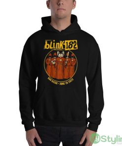 Blink 182 San Diego CA June 19 2023 Shirt - 18500 Unisex Heavy Blend Hooded Sweatshirt